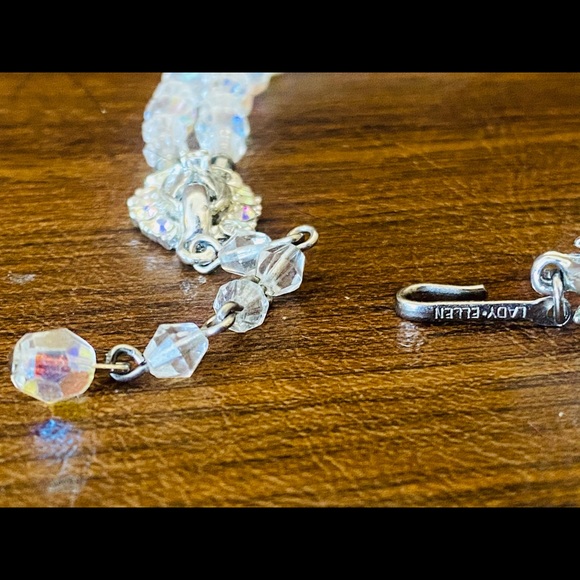 Vintage Lady Ellen AuroraBorealis Crystal Necklace - Picture 8 of 10